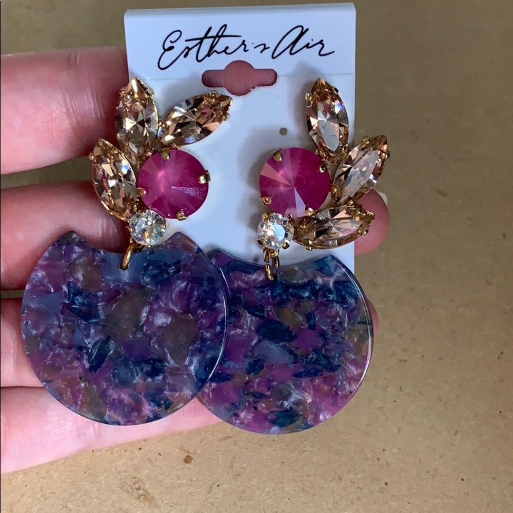 Swarovski crystal statement earrings